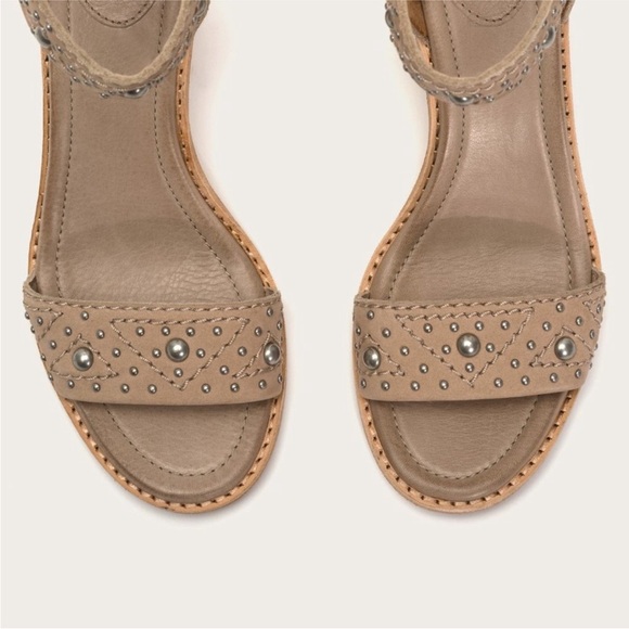 Frye Brielle studded deco sandals, size 8, taupe - Picture 12 of 15